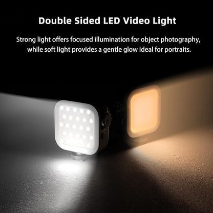 Mobilife RGB Video Light Double Sided Strong/Soft LED Lamp CCT/20 Effect 2000mAh Rechargeable Battery 118 LED Beads