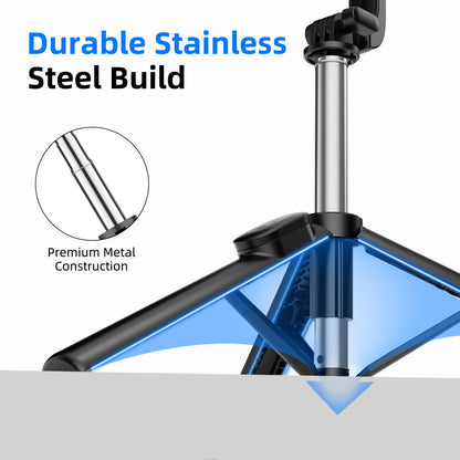 Mobilife Portable Selfie Stick Tripod 38" Extended Bluetooth Tripod Stand Reinforced 4 in 1 Selfie Stick