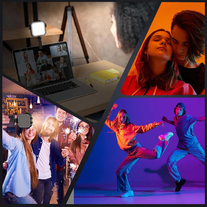 Mobilife RGB Video Light Double Sided Strong/Soft LED Lamp CCT/20 Effect 2000mAh Rechargeable Battery 118 LED Beads