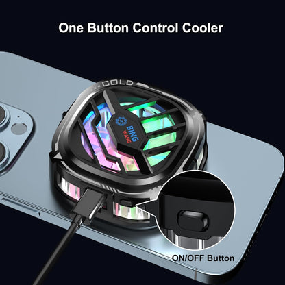 MOBILIFE Mobile Cooler, 15W Magnetic Cooling Fan for Gaming Phones, Instant Cooling with Semiconductor Technology