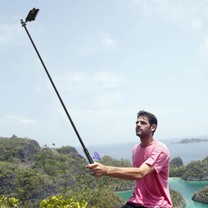 Mobilife Long Selfie Stick with Tripod Stand Aluminum 61 inch Multifunctional Bluetooth Tripod for Mobile Phone
