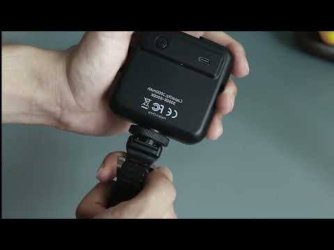 Mobilife LED Video Light Camera Light for Zoom Meeting Photography Lighting 100 LED Beads with Clip Dimmable and Rechargeable